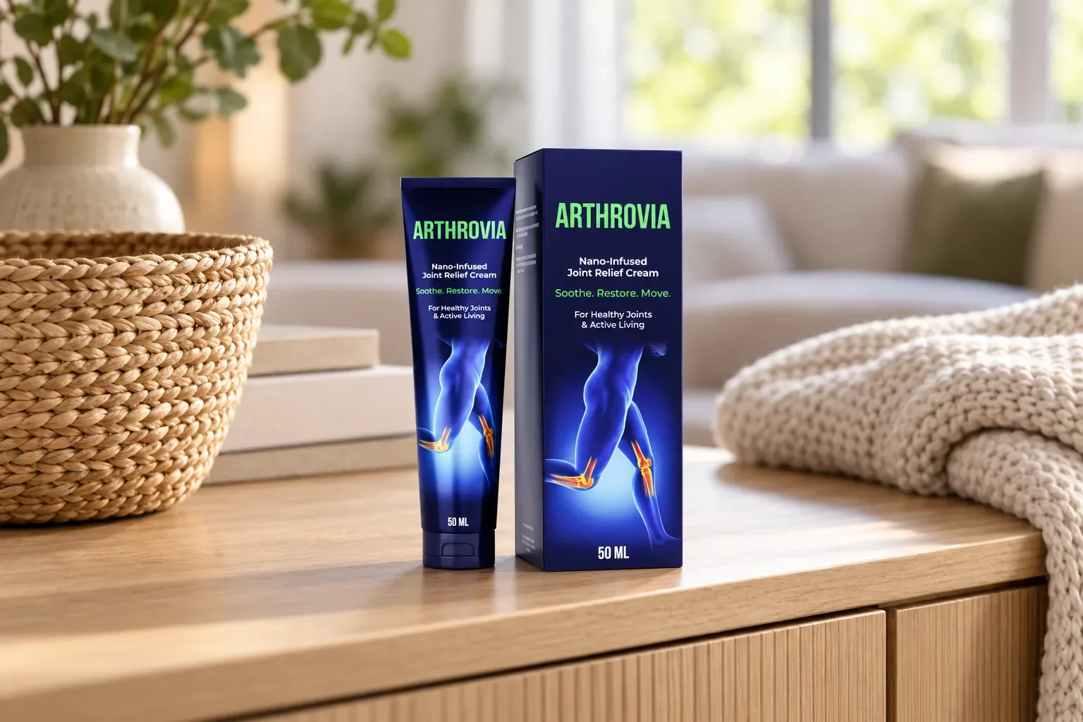 Arthrovia — le produit au quotidien