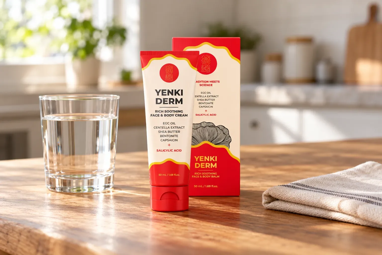 Yenki Derm — le produit au quotidien